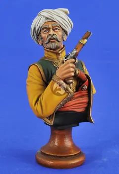 1/10 Mameluco Guerreiro com Pistola de Busto, com base brinquedo Resina Modelo em Miniatura Kit unassembly sem pintura