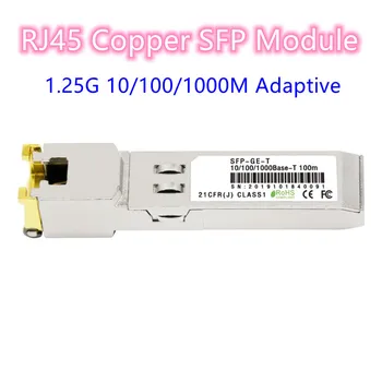 1,25 G SFP Módulo RJ45 1000Mbps SFP para RJ45 Cobre SFP Transceiver Compatível Para o Cisco Mikrotik TP-Link Gigabit Ethernet Switch
