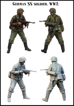 1/35 Resina Figuras Modelo de Kits da segunda Guerra Mundial-434 Solto sem pintura