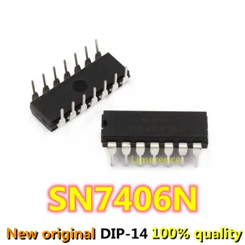 10PCS/LOT NOVO SN7406N SN7406 7406 DIP-14 Suporte de reciclagem de todos os tipos de componentes eletrônicos