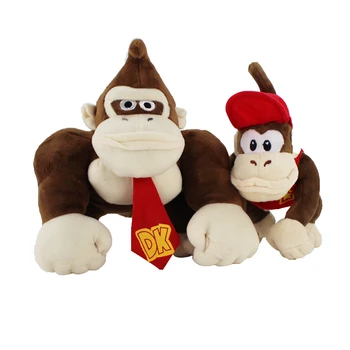 14-19cm Dois Estilos de Anime Cartoon Donkey e Diddy Kong Macaco DK Brinquedos Presentes Crianças