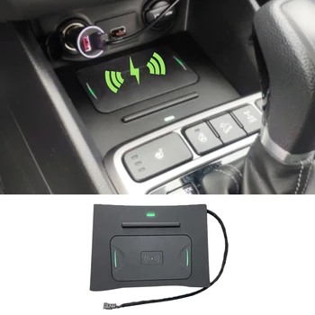 15W qi carro carregador sem fios para Hyundai creta ix25 2017 2020 console central titular do telefone acessórios