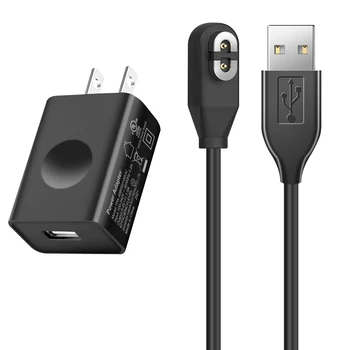 1M Simplesmente Osso Condução de Fones de ouvido Carregador Cabo Compatíveis com Bluetooth, Fone de ouvido Fio de Alimentação de 5V 1A Carregador da Parede de USB