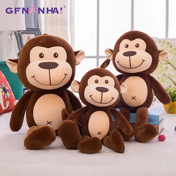 1pc 40/60/80CM Bonito Grande Pendurado Gancho e Loop Mão de Macaco de Pelúcia, Brinquedos do Animal de Pelúcia Malha Meninos Boneca de Presente Presentes
