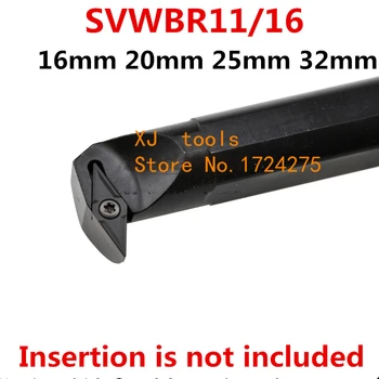 1PCS 16mm 20mm 25mm 32mm SVWBR11 SVWBR16 SVWBL11 SVWBL16 SVWCR11 SVWCR16 SVWCL16 a Direita/Mão Esquerda Torno de desvio de CNC ferramentas