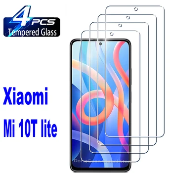 2/4Pcs Alta Auminum de Vidro Temperado Para Xiaomi Mi 10T Lite 5G Protetor de Tela de Vidro do Filme
