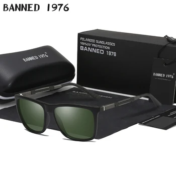 2021 Marca de Design Clássico Óculos de sol Polarizados Homens Mulheres Dirigindo Quadrado Armação Óculos de Sol Masculino de Óculos de proteção UV400 Homem de Oculos De Sol