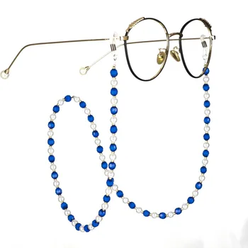 2021 Moda Das Mulheres De Óculos De Corrente Cordão De Metal Óculos De Sol Corda Casual Óculos Pérola Frisado Óculos Cadeia De 2020 Mulheres Novas Jóias