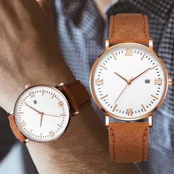 2022 Quente Relógio masculino Moda Relógio Masculino Negócios Rosa de Ouro, Relógios de Quartzo Relógios Mens Top de marcas de Luxo