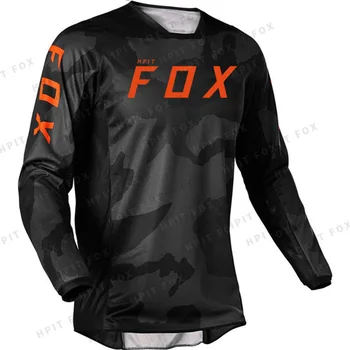 2022 Secagem Rápida Homens Vestuário de Motocross Camisa, Mx, T-shirt, Mountain Bike, Bmx, Dh, Mtb, Hpit Fox de Ciclismo de Mens México Jersey