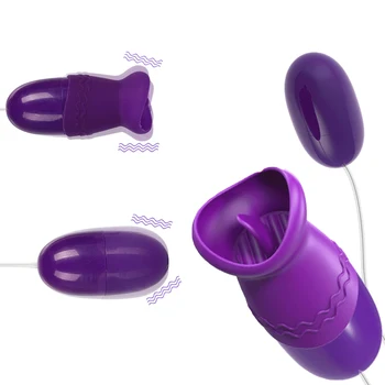 2022new Multi-velocidade língua lambendo Oral vibrador USB Ovo Vibrador ponto G Vaginal, massagem do Clitóris estimulador do sexo Feminino produtos