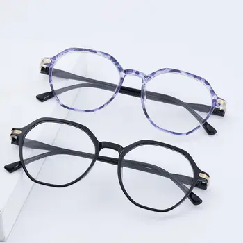 2023 Novo Óculos De Leitura Unissex Vintage Imprimir Flor Presbiopia Óculos Óptico Transparente, Óculos De Dioptria + 10~+ 40