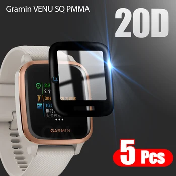 20D Curva de Borda película Protetora Para Garmin VENU SQ / Garmin VENU SQ Smart watch Macio Protetor de Tela Acessórios (Não de Vidro)