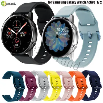 20mm Banda de Silicone Para Samsung Galaxy Watch Active 2 / 3 41 / Galaxy 42mm / Honra Magia Assistir 2 Pulseira Inteligente Pulseira bracelete