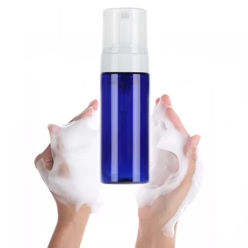 20pcs/monte 150ml de ESTIMAÇÃO branco transparente clara espuma garrafa de sabão de espuma bomba de garrafas com foamer bomba e a tampa