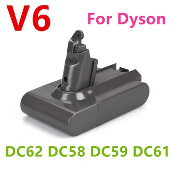 21.6 V 4.8/6.8/9.8 Ah Li-ion Para Dyson V6 DC58 DC59 DC61/62/74 SV07 SV03 SV09 Aspirador de pó