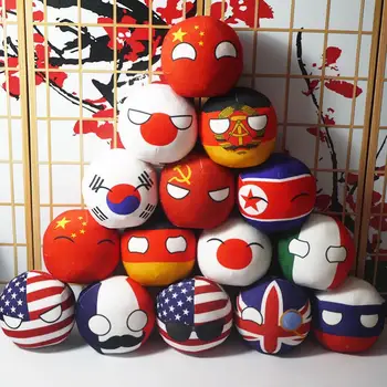 22 Sytle Polandball Brinquedos de Pelúcia Pingente Anime Countryball Curto de Pelúcia Recheado de Boneca, Mini Travesseiro 20cm de Cosplay Para o Presente