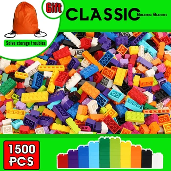 250-1500 da cidade de bloco de construção DIY tamanho pequeno tijolo caráter de modelo presente da educação saco de armazenamento de crianças blocos de construção de brinquedo