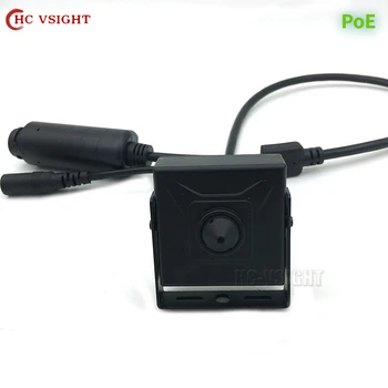 2MP 5MP, 3MP H. 265 Mini Pinhole Câmera IP POE de Segurança interna de Metal ONVIF do IP do CCTV Sistema de Vigilância de Vídeo P2P Cam
