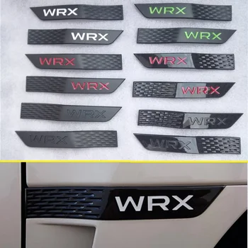 2PCS/SET Para Subaru WRX 3D Novo Emblema Decoração Fender Saias Adesivo de Carro Adesivos de pára-lamas Estilo Carro