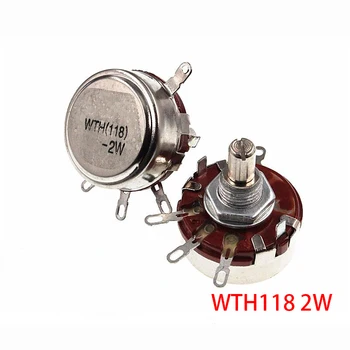 2PCS WTH118 10K 2W 1A Potenciômetro de Novas e Autênticas Resistor Variável VR Resistência de 10K Ohm