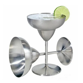 304 de Aço Inoxidável Martini, Vinho, Copo de Vidro resiste a quedas de Cocktail Taças de Vidro Anti-quebrado Champanhe Flauta Taça de Margarita Copa