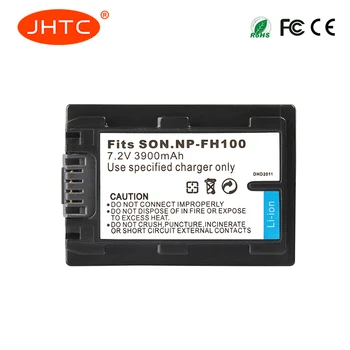 3900mAh NP-FH100 NPFH100 Bateria Para Sony DCR-SX40 SX40R SX41 HDR-CX105 FH70 FH90 FH40 FH60 FH30 FP50 SR42E SR45E Baterias
