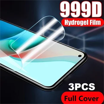 3Pcs Hidrogel Filme Protetor de Tela Para Xiaomi Redmi Nota 11 10 9 Pro 12 11T Poco X3 F3 F4 GT Filme que Não seja de Vidro
