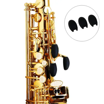 3pcs Saxofone de Silicone Polegar Resto de Palma Chave Almofadas Almofadas Ferramentas Sax Acessórios para Instrumentos Musicais