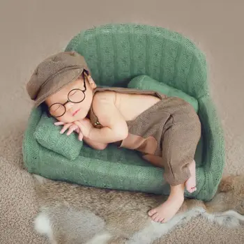 4 Pcs/Set De Fotografia De Recém-Nascido Adereços Bebê Posando Sofá De Almofadas Infantil De Tirar A Foto De Cadeira De Decoração De Fotografia-Acessórios