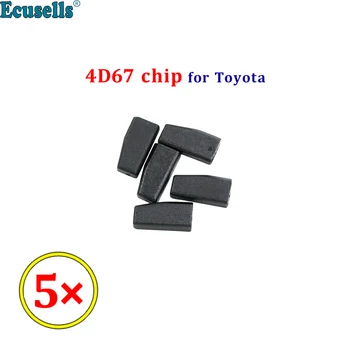 5pcs/monte 4D67 chip mestre transponder de carbono chip para Toyota/Lexus