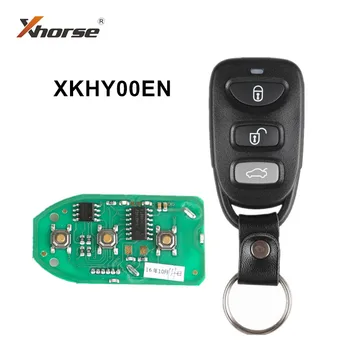 5pcs/monte Xhorse XKHY00EN 3 Botões VVDI com Fio Remoto Universal Chave Para Hyundai para VVDI VVDI2 ferramenta-Chave