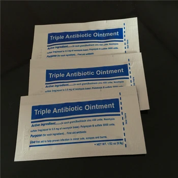 5Pcs Triplo Pomada Antibiótica Gel para Queimaduras de Vestir Queimar Creme de tratamento de Feridas Anti-infecção de Primeiros Socorros Kit de Acessórios