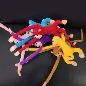60 cm de Braço Longo do Macaco Bonito Brinquedos do Plush do Bebê Dormir Apaziguar Boneca de Pelúcia de Animais Brinquedo de Casa, Decoração Brinquedo Para Crianças de Criança Presente