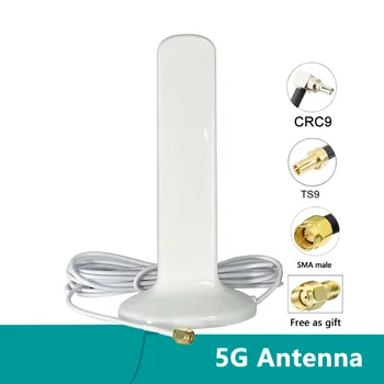 600~6000Mhz 5G 4G LTE, 3G GSM Antena de 15Dbi Omni-direcional Omni Externo 5ghz Antena wifi Com o TS9 CRC9 SMA macho Para Roteador