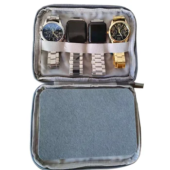 8 slots de Relógio de Viagem Organizador Relógio de Caixa de caixa de Relógio Titular caso de Armazenamento Para a Apple Relógio de Caixa para os Homens, as Mulheres inteligentes caixa de relógios