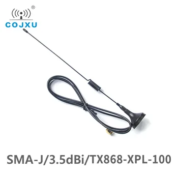 868MHz Otário Antena 3.5 dBi de Ganho de 50 Ohms SMA-J Interface de Impedância COJXU TX868-XPL-100 a Menos De 1,5 cabos de aço de Alta Qualidade