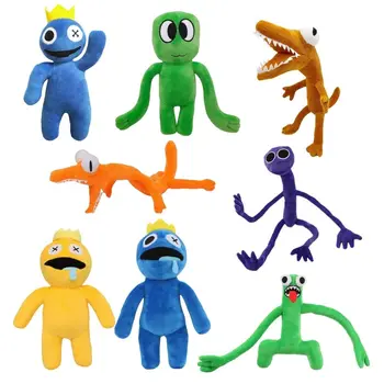 A 30 cm do arco-íris amigos de pelúcia boneca brinquedo cartoon personagem do jogo, do brinquedo monstro azul Kawaii animal de pelúcia de Natal, presente de Aniversário