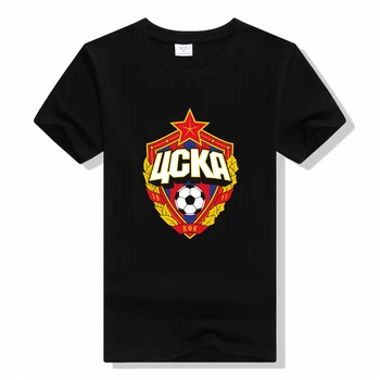 A central do cska de Moscovo, Rússia, LOGOTIPO homens tshirt HC CSKA Moscou russa de Hóquei KHL Clube Unisex T-Shirts, Tops Tees