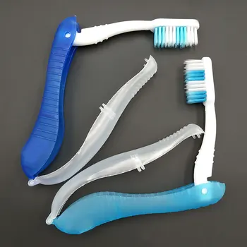 A Higiene Oral Portátil Descartável Dobrável De Viagem Acampamento Escova De Dentes Caminhada De Dente, Escova De Dente Para Limpeza De Ferramentas