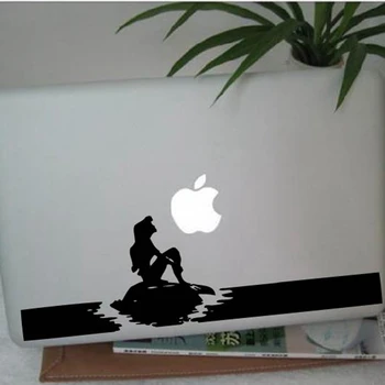 A Pequena Sereia, inspirada laptop adesivo vinil Personalidade de Decalque para Apple Macbook