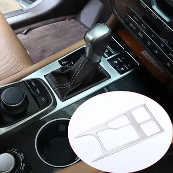 ABS Cromado Interior da Shift de Engrenagem da Moldura do Painel Tampa de acabamento Para Lexus Para RX200t 450h 2016 Acessórios do Carro