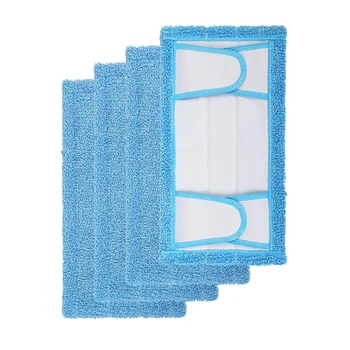 AD-Reutilizáveis Microfibra Mop Almofadas De passe uma mopa Sweeper Molhado Secar panos para Limpeza de Difícil Andar Reutilizável e Lavável Sweeper Recargas