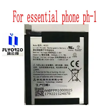 Alta Qualidade 3040mAh HE323 Bateria essenciais Para o telefone ph-1 Telemóvel