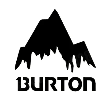Alta Qualidade Burton Mountain Ski Snowboard Vinil Engraçado Janela do Carro do pára-choques da Novidade JDM Deriva de Vinil 16*16 cm Adesivo Decalque