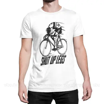 Alta Qualidade De Homens Calar Pernas Humor Ação TShirt Andar De Bicicleta Puro Algodão Camisa De Tees Harajuku Para Adultos Camisetas