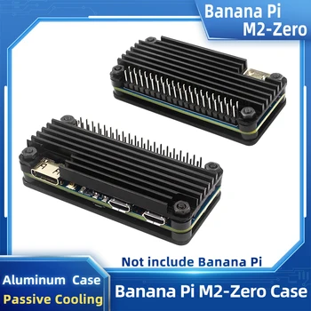 Banana Pi M2 Zero, Caso de Alumínio Passivo de Resfriamento do Metal Shell com Dissipador da CPU para Banana Pi M2-Zero