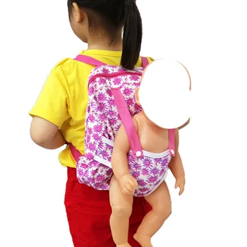 Bonecas bolsa para bebê nascido de Novo bonecas de saída de pacotes Exterior do saco de Transporte boneca mochila acessório, presente para a menina