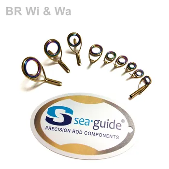 BR Wi & Wa 4.3 g Guia do Mar cor de ouro kit de Alta qualidade Kit de guia de um conjunto 9pcs
