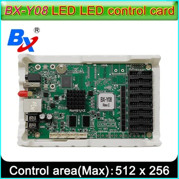 BX-Y08 Display LED Cor Cheia Multi-Media Player,Controlador LED,Lâmpada Inteligente-pós Telas,o Tráfego de Controle da Tela